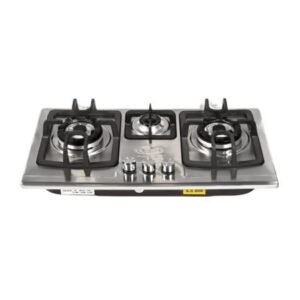 CARE 3 BURNER HOB STEEL 808 KUNDA